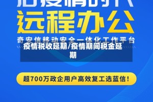 疫情税收延期/疫情期间税金延期