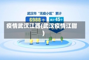 疫情武汉江西(武汉疫情江甜)