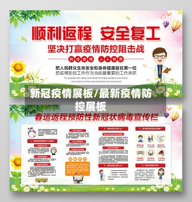 新冠疫情展板/最新疫情防控展板-第2张图片