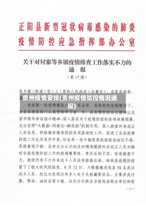 贵州疫情安排(贵州疫情防控情况通报)-第1张图片