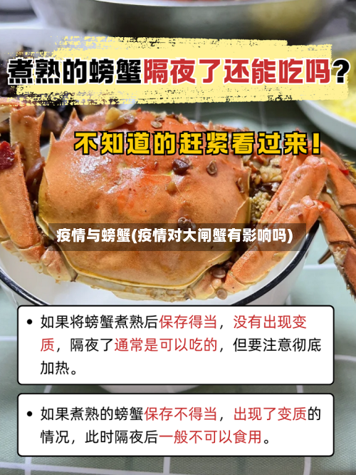 疫情与螃蟹(疫情对大闸蟹有影响吗)-第1张图片